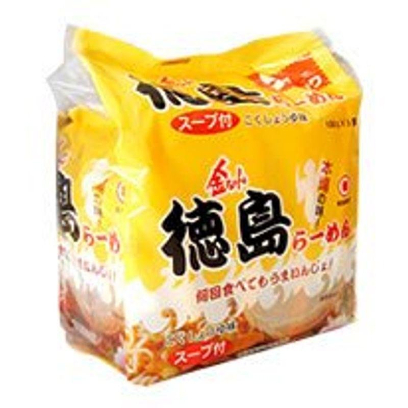 徳島製粉 金ちゃん 徳島ラーメン 1箱5食入×6袋