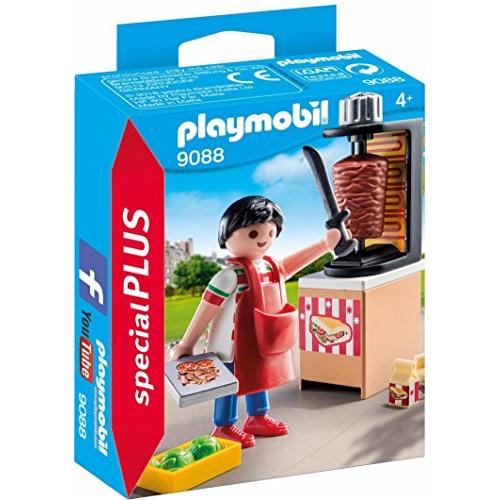 PLAYMOBIL Kebab Vendor Building Set 並行輸入品