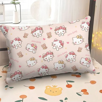 臺灣/現✨ 枕頭 酒店枕 記憶枕 午睡枕可愛少女心卡通三麗鷗抱枕HelloKitty長方形枕頭宿舍臥室牀頭靠枕