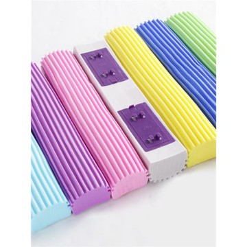 膠棉拖把頭吸水海綿替換裝通用膠棉對折式折疊擠水墩布頭拖布頭