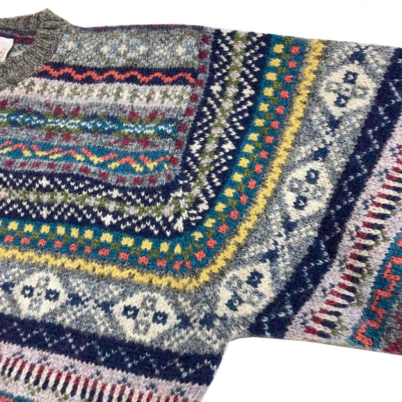 JAMIESON'S(ジャミーソンズ)【MADE IN ENGLAND】 ALL OVER FAIRISLE