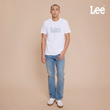 Lee 743 中腰舒適直筒牛仔褲 男 中藍洗水 LB617081050