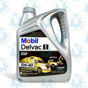 《油工坊》Mobil 全合成 Delvac 1 ESP 5W40 3.78L 柴油引擎 最高等級 六期 CK-4