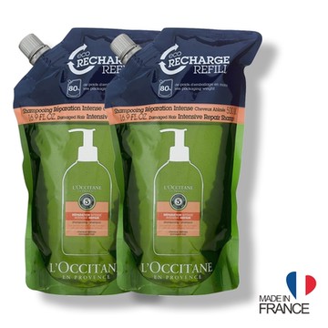 L Occiante 歐舒丹 草本修護洗髮乳 500ml(補充包) 2入