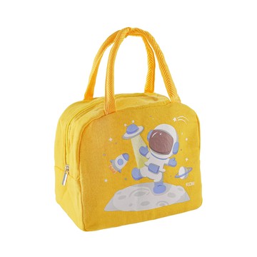 【KOM】防水牛津布保溫便當袋/餐袋 多款任選夢想系列-機器人