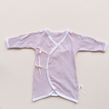 YOUrs - 新生兒好棉蝴蝶衣-桔梗紫 (0-3個月)
