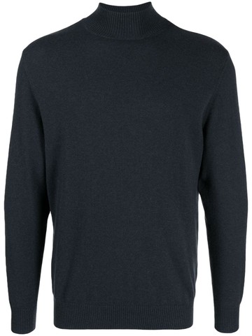 N.Peal - roll-neck organic-cashmere jumper - men - Organic Cashmere - M - Blue