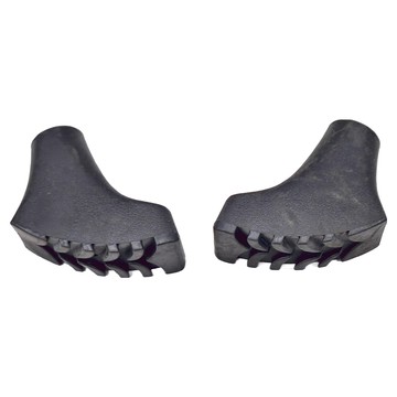 DIBOTE 迪伯特 登山杖專用配件  鞋型枴杖頭 健走杖頭  2個  31 x 53mm  黑色  36g  1組