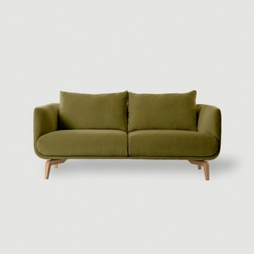SITS Moa 布質沙發 兩人 芥綠