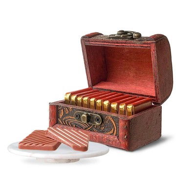 紅寶石巧克力片12入 (迷你珠寶盒)