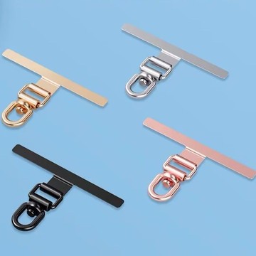 🔥臺灣出貨🔥360度可旋轉超薄金屬固定墊片手機掛繩連接夾片精緻耐用掛鉤卡貼