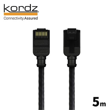 【Kordz】PRO CAT6 28AWG極細高速網路線 / 黑色5米