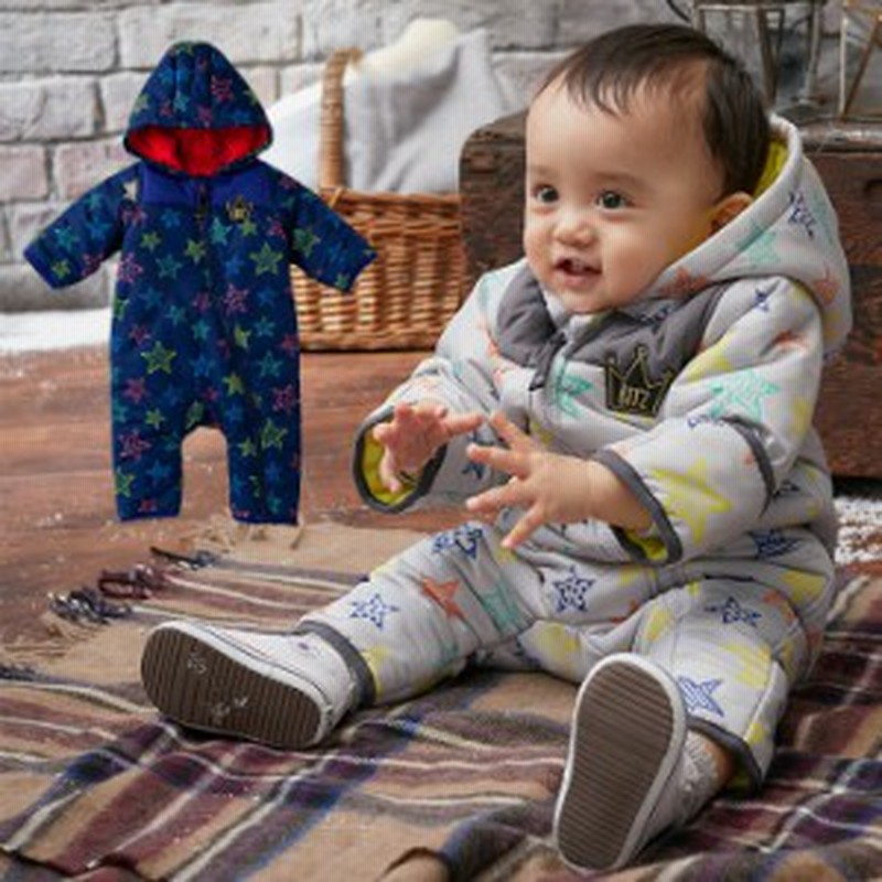 ベビー服 Bit Z 星柄ジャンプスーツ 防寒 あったか ベビー 赤ちゃん ベビー服 男の子 女の子 つなぎ オールインワン 通販 Lineポイント最大1 0 Get Lineショッピング