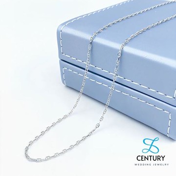 【世紀白金】 Pt950鉑金項鍊 鉑金豬鼻子鍊 白金日字鍊  WNA313