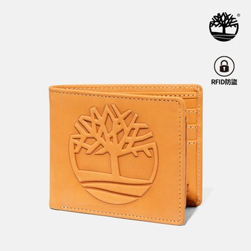 Timberland 男款小麥色皮革錢包|A1DWJ231