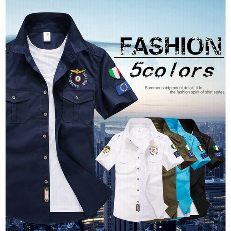 シャツ メンズ メンズシャツ カジュアルシャツ 半袖シャツ パイロット ボタンダウン コットン 半袖 紳士用 スリム カーゴ 大きいサイズ 通学 通勤 アメカジ 通販 Lineポイント最大0 5 Get Lineショッピング