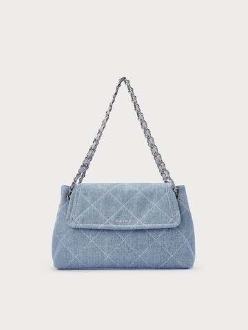 S'AIME 皮穿鍊掀蓋丹寧流浪方包