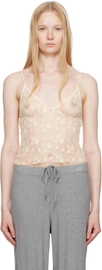 SKIMS SSENSE 独家发售黄色 Spring Intimates Triangle 吊带背心