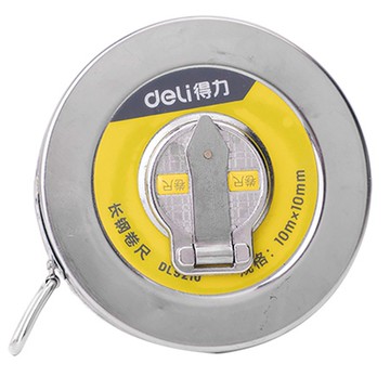 得力Deli工具-鐵盒鋼捲尺/DL9210/10mx10mm