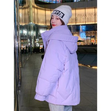 oversize面包服短款棉衣棉服女2025年新款潮秋冬季外套女裝厚棉襖