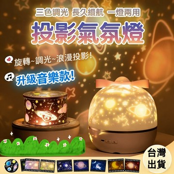 星空投影燈【台灣出貨】浪漫氛圍燈 臥室小夜燈 投影燈 旋轉投影燈 投影儀 星空投影儀 兒童安睡小夜燈