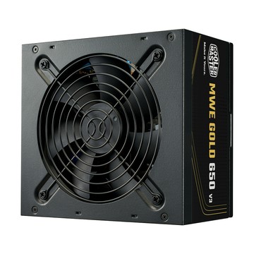 Cooler Master MWE GOLD 650W V3 ATX3.1 直出線 金牌 650W 電源供應器 黑色