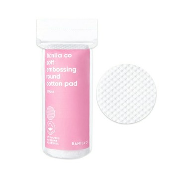 BANILA CO 圓形壓紋化妝棉 120入