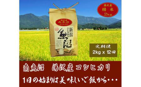 令和5年産 湯沢産コシヒカリ＜精米＞（白米）2kg 精米したてのお米をお届け