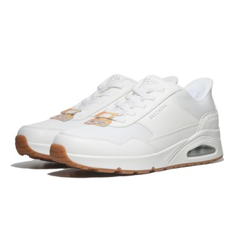 SKECHERS 休閒鞋 UNO BANKSIA 白 瞬穿 免鞋帶 男 183022WHT