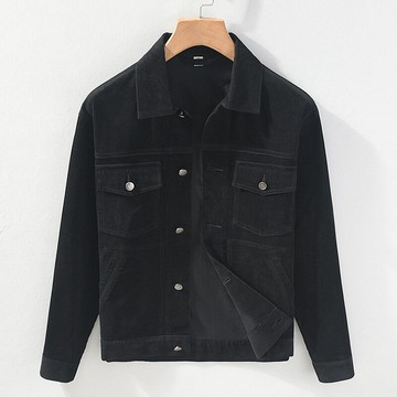 【巴黎精品】現貨+預購 工裝外套休閒夾克-日系燈芯絨寬鬆純棉男外套5色a1bv47