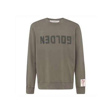 Golden Goose - Olive Green Cotton Sweatshirt