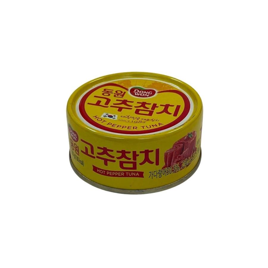 DONG WON 東遠 （ドンウォン）唐辛子ツナ缶 ピリ辛ツナフレーク 100g x 12個入り コストコ COSTCO