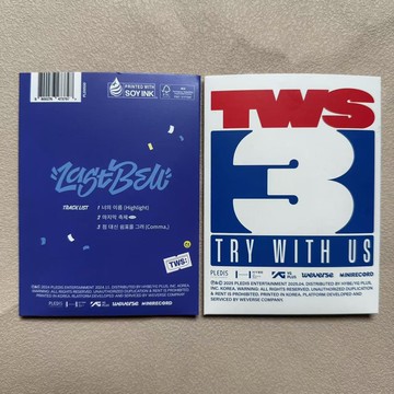 ⭐韩国代购正版⭐tws迷你3電子專last bell吐司try with us版迷你3電子專正品未拆
