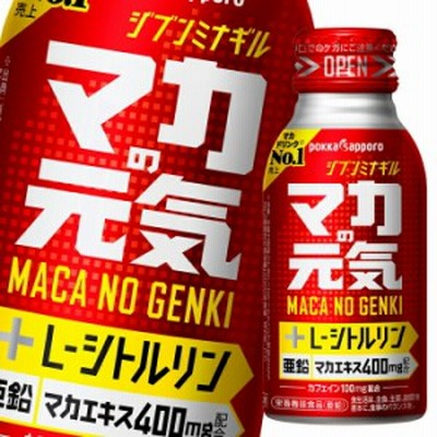 【送料無料】ポッカサッポロ　マカの元気ドリンク100mlボトル缶×1ケース（全30本）【to】【sm】