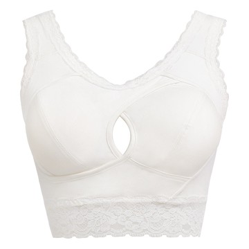 雙C防擴對策 棉感經典睡眠內衣-白色