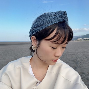 吹泡泡 好煩小姐 泡泡抓皺布 髮帶