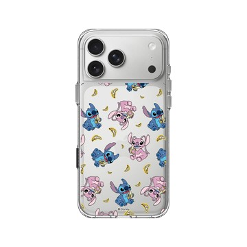 iPhone 17 Pro Max Clear Case（相機按鈕） 透明 - 迪士尼-史迪奇 Disney Stitch - 史迪奇 - 安琪與史迪奇