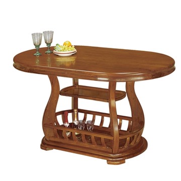 文創集 米奇雅4.8尺實木橢圓餐桌-143x85x77cm免組