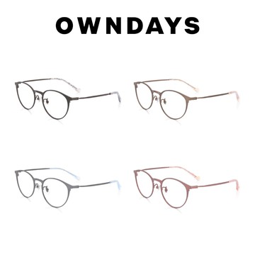 OWNDAYS Junni兒童波士頓框鈦金屬光學眼鏡 JU1020G-1S