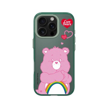 iPhone 16 Pro Clear 憂墨綠 - Care Bears - Cheer Bear