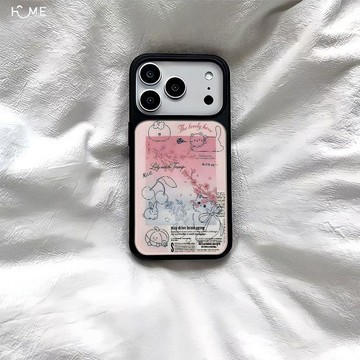 ins風個性小貓黑邊軟殼 適用Phone17promax手機殼161514131211pr