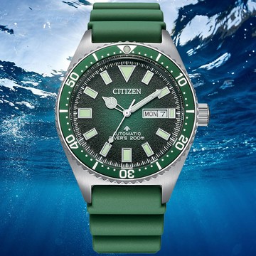 CITIZEN星辰 PROMASTER系列 征服潛水機械腕錶 41mm / NY0121-09X