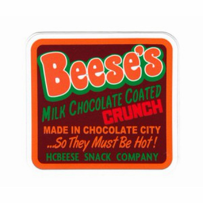 ステッカー アメリカン おしゃれ かっこいい 車 アウトドア スーツケース バイク ビンテージ チョコレート Beeses 通販 Lineポイント最大1 0 Get Lineショッピング