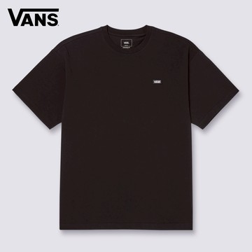 Vans Logo 男女款黑色短袖T恤