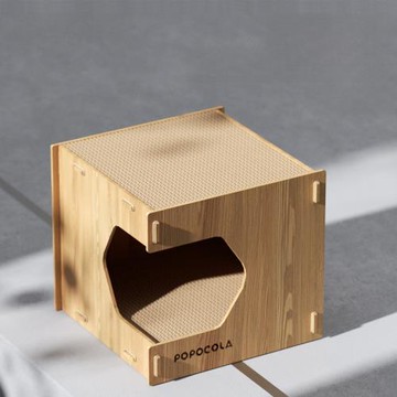 貓抓板貓窩一體耐磨不掉屑瓦楞紙貓屋雙層上下鋪貓咪房子型立體盤