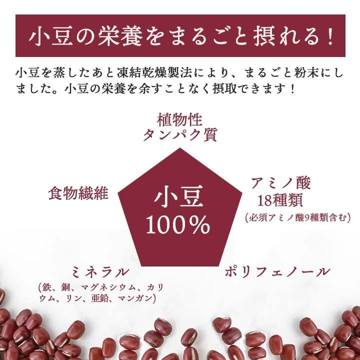 小豆パウダー330g（5.5g×60包） ※常温便・クール冷蔵便　※冷凍商品同梱不可　※箱潰れワケあり品