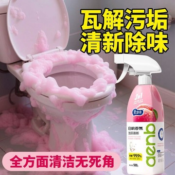 ✨臺灣出貨✨愛恩倍馬桶慕斯清潔劑潔廁靈除垢去黃除臭家用衛生間廁所泡沫抑菌