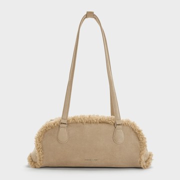 Nelly 毛邊保齡球包