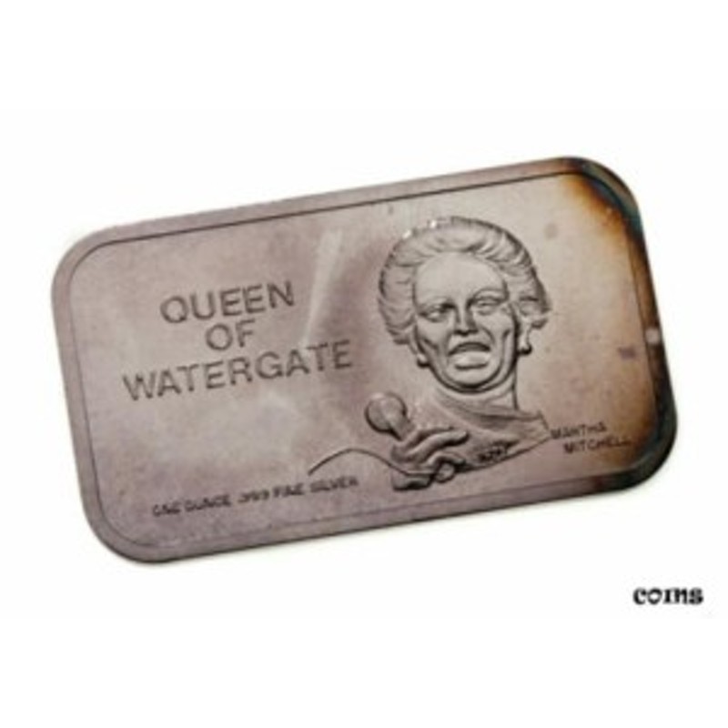 アンティークコイン Queen of Watergate Martha Mitchell 1 oz Silver