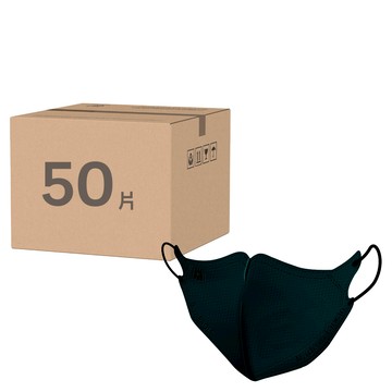 BLUE EAGLE 藍鷹牌 青少年N95立體型醫用口罩  碧湖綠  50片  1個